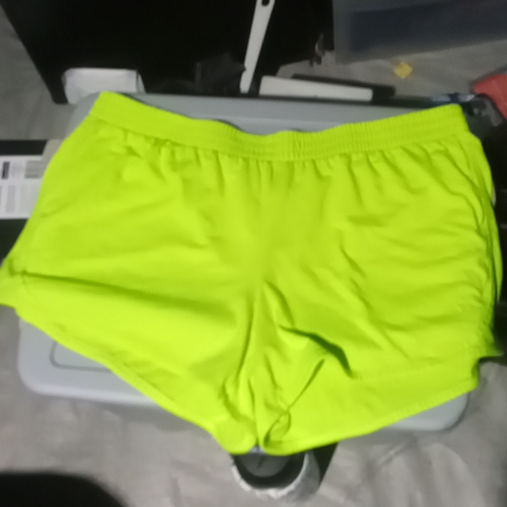 Danskin now acid yellow shorts